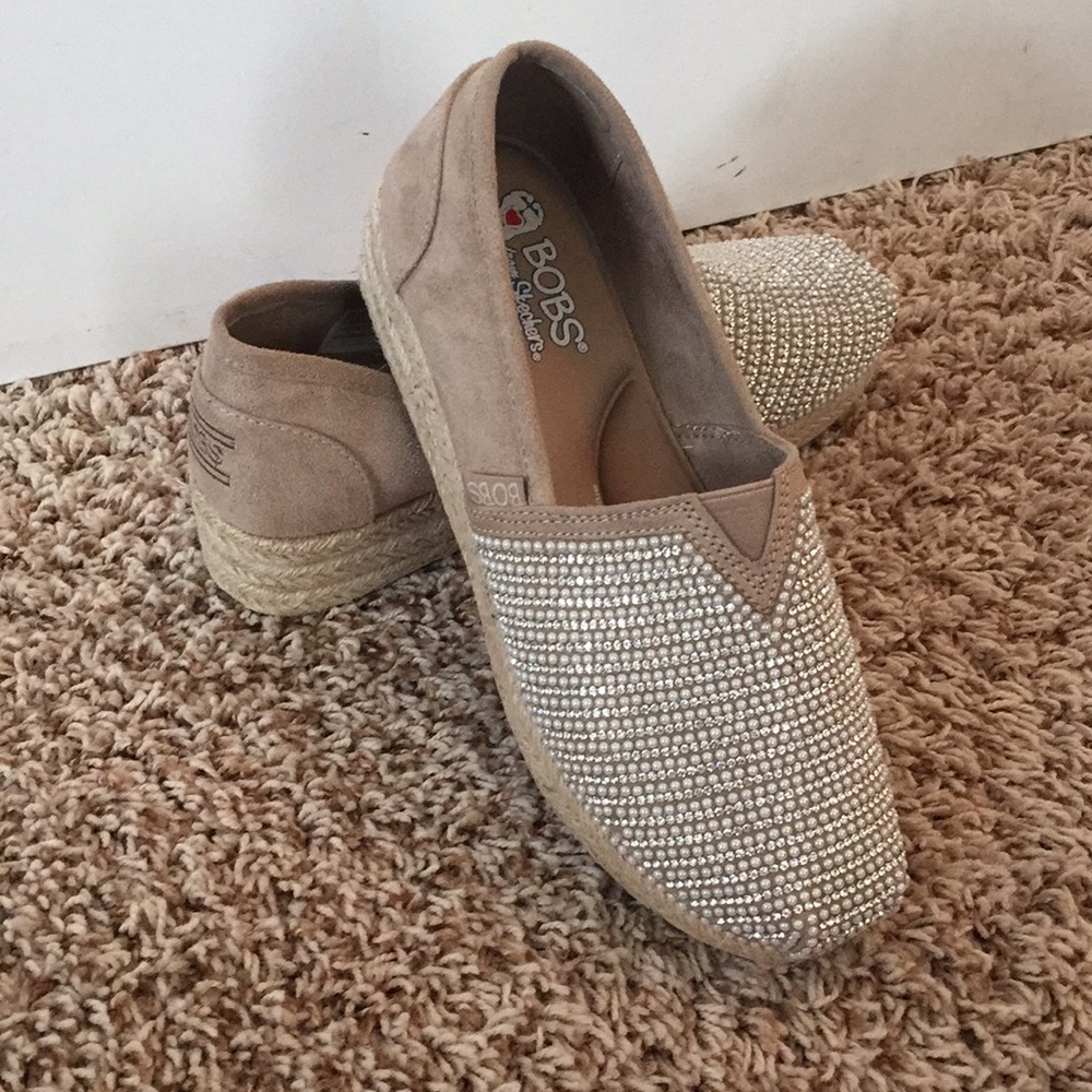 Bobs memory foam wedges. Super cute and flashy!